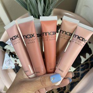 Set of 6 "Bare it All" Nude Lip Gloss Collection
